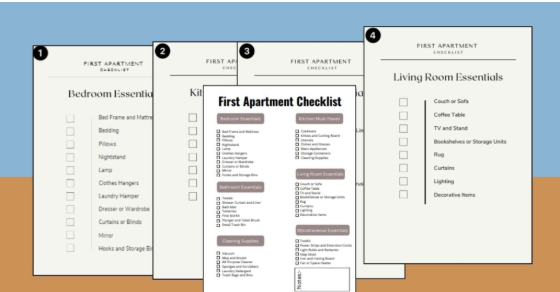 First Apartment Checklist