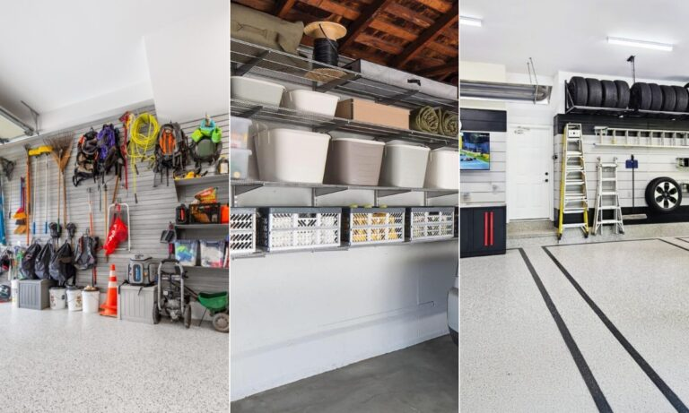 Two Car Garage Organization Ideas