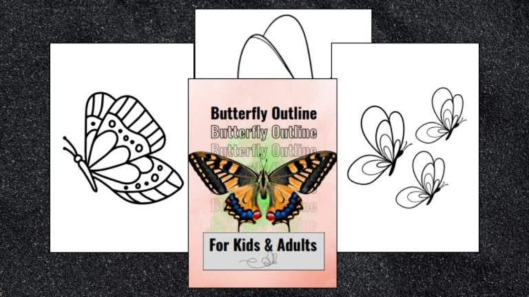 Butterfly Outline Printable Templates