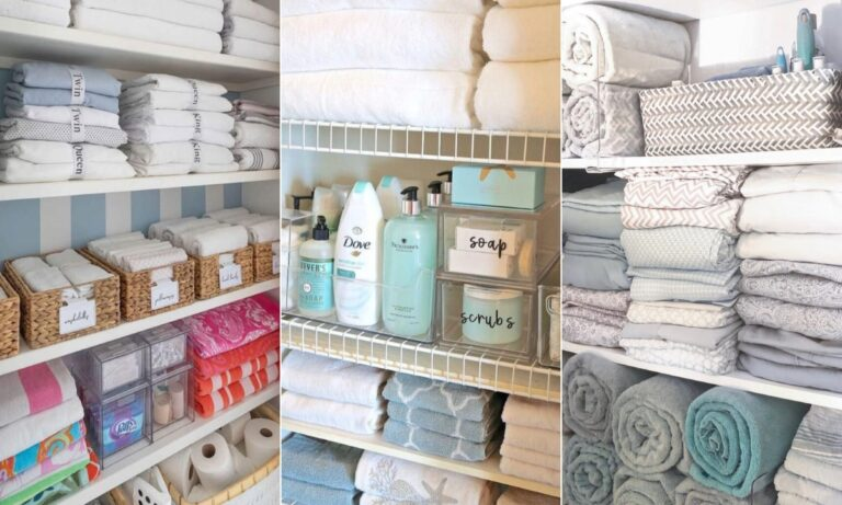 Linen Closet Organization Ideas