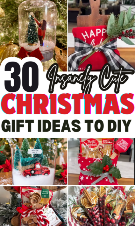 Insanely Cute DIY Christmas Gift Ideas