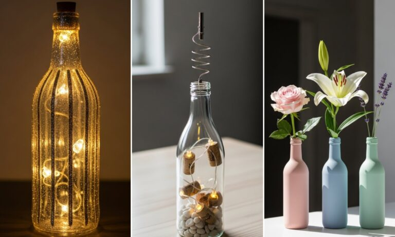 DIY Glass Bottle Crafts Ideas for 2026