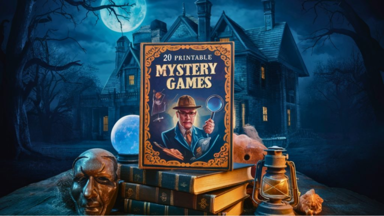 20 Printable Mystery Games for 2026